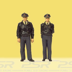 Preiser German Police Officers Blue Figure Set
