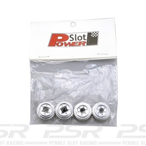 Power Slot Quad Bike Wheels Silver x4
