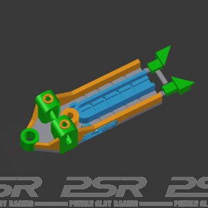 PSR 3DP Policar Flat-6 Front Chassis Fixed - Wheelbase Options
