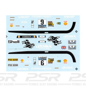 PSR Ford Escort Mk2 No.6 RAC Rally 1976 Decals