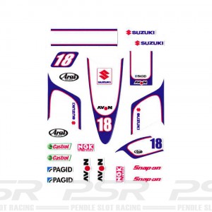 PSR Vinyl Stickers PCS Sidecar Racing No.18