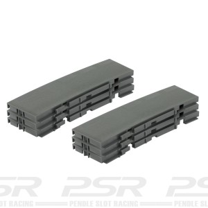 Scaleauto Pro Track Outer Border for R3 22.5° Curve 6pc