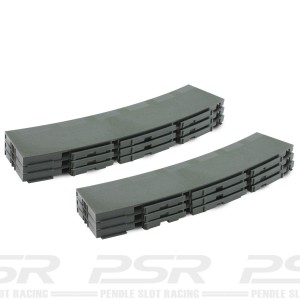 Scaleauto Pro Track Inner Border for R4 22.5° Curve 6pc