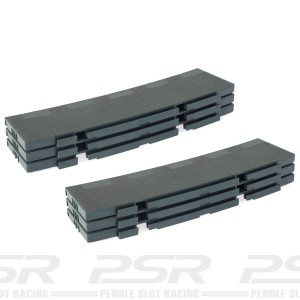 Scaleauto Pro Track Inner Border for R6 11.25° Curve 6pc