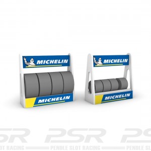 Scaleauto Tyre Rack Michelin 63x60x20mm