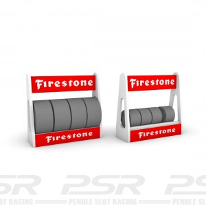 Scaleauto Tyre Rack Firestone 63x60x20mm