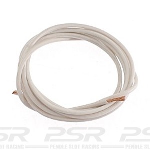 Scaleauto Silicone Cable 2mm 1m White SC-1627