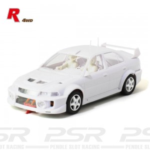 Scaleauto Mitsubishi Lancer Evo V White Racing Kit - Anglewinder