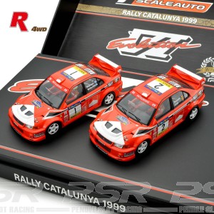 Scaleauto Mitsubishi Lancer Evo VI WRC 1999 World Champion Twin Pack