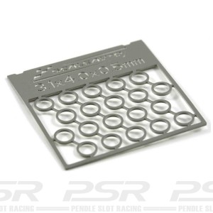 Scaleauto Axle Spacers for 3mm Steel 0.5mm