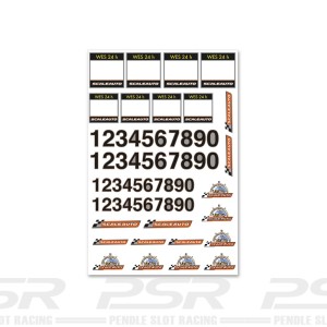 Scaleauto Race Number Decals