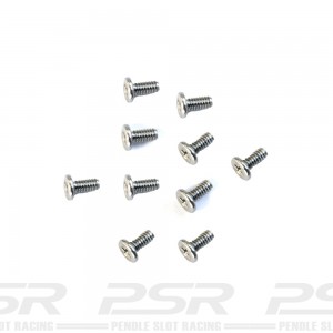 Thunderslot Crosshead Flat Screws 2x4mm for Guide 10x