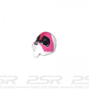 Scalextric Power Rangers Motor Cycle Passenger Head White/Pink