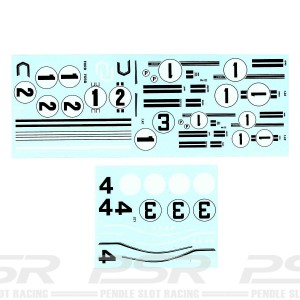 Starfighter Decals 1/32 Ford GT40 MIV Sebring/Le Mans 1967