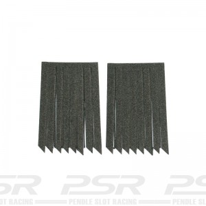 Sloting Plus Foam Wheel Insert Strips - Black