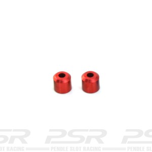 MR Slotcar Evolution Body Post Tubes 5.5mm Red