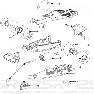 Scalextric Tyres Brabham BT46 F1