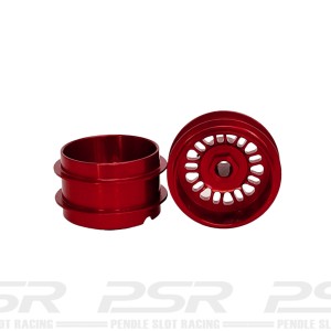 Staffs Aluminium Air Wheels BBS Red Deep Dish 16.9x10mm