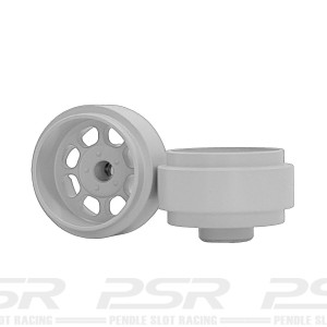 Staffs Aluminium Wheels Classic Deep Dish White 15.8x8.5mm