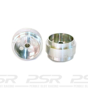 Staffs Aluminium Wheels Bullet-Hole Silver 15.8x8.5mm