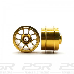 Staffs Aluminium Air Wheels Hyper Deep Dish Gold 16.9x10mm