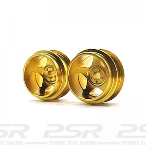Staffs Aluminium Air Wheels 5-Spoke Deep Dish Gold 15.8x10mm