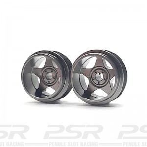Staffs Aluminium Air Wheels 5-Spoke Deep Dish Grey 15.8x10mm