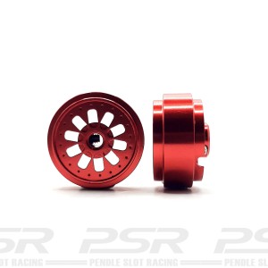 Staffs Aluminium Wheels Hyper-2 Red 16.9x8.5mm