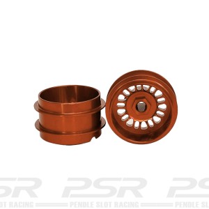 Staffs Aluminium Air Wheels BBS Orange Deep Dish 16.9x10mm
