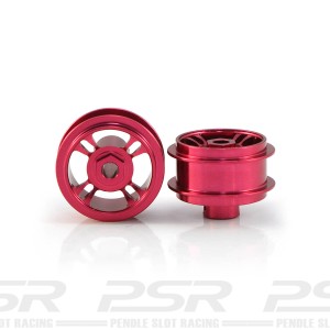 Staffs Aluminium Air Wheels 4-Spoke Red 15.8x8.5mm