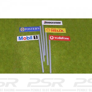 Slot Track Scenics Boards on Stanchions B x5 STS-AB1B