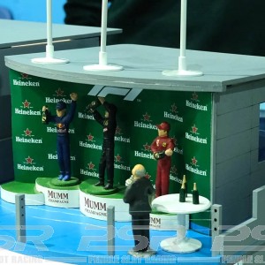 Slot Track Scenics Podium & Winners Room