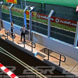 Slot Track Scenics Pit Wall Section x1 175mm