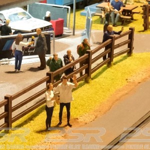 Slot Track Scenics Post and Rail Fence