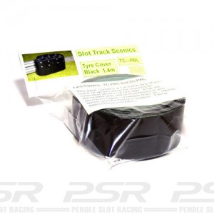 Slot Track Scenics Tyre Wall Cover Black STS-TCPB