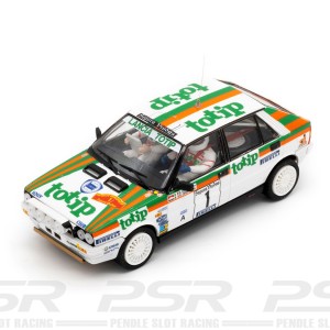 Team Slot Lancia Delta HF No.1 Totip Rallye Catalunya 1987
