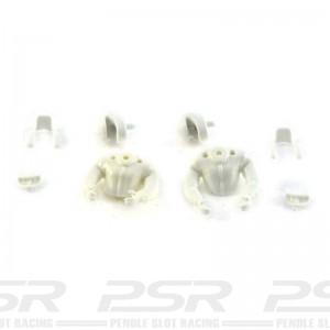 Team Slot Half Circuit/Race Drivers - Unpainted