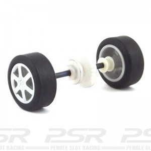 W10220 Scalextric Spares Rear Wheel Axle Assembly McLaren MP4/12C 