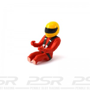 Scalextric F1 Driver Red/Yellow
