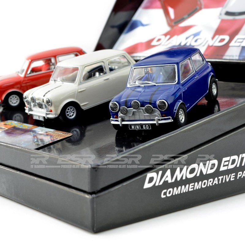 Scalextric C4030A Mini Diamond Edition Commemorative Triple Set for sale online 
