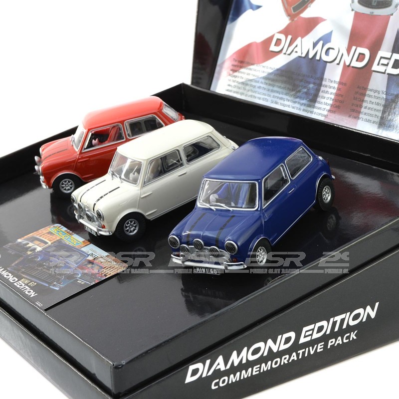 Scalextric C4030A Mini Diamond Edition Commemorative Triple Set for sale online 