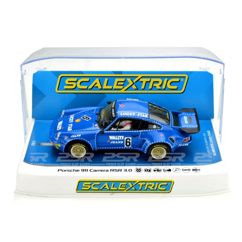 C4351 Scalextric Porsche 911 Carrera RSR 3.0 6th Place Le Mans 1975 1:32 Slot Car *DPR* - Great Traditions