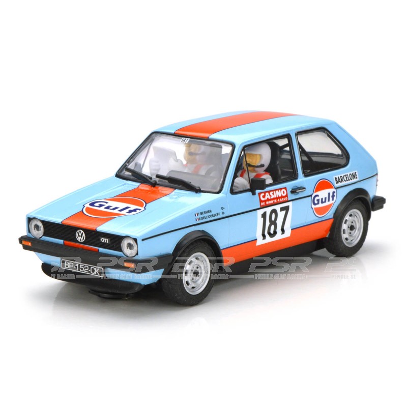 Scalextric Volkswagen Golf Mk1 GTI No.187 Gulf Edition (C4609)