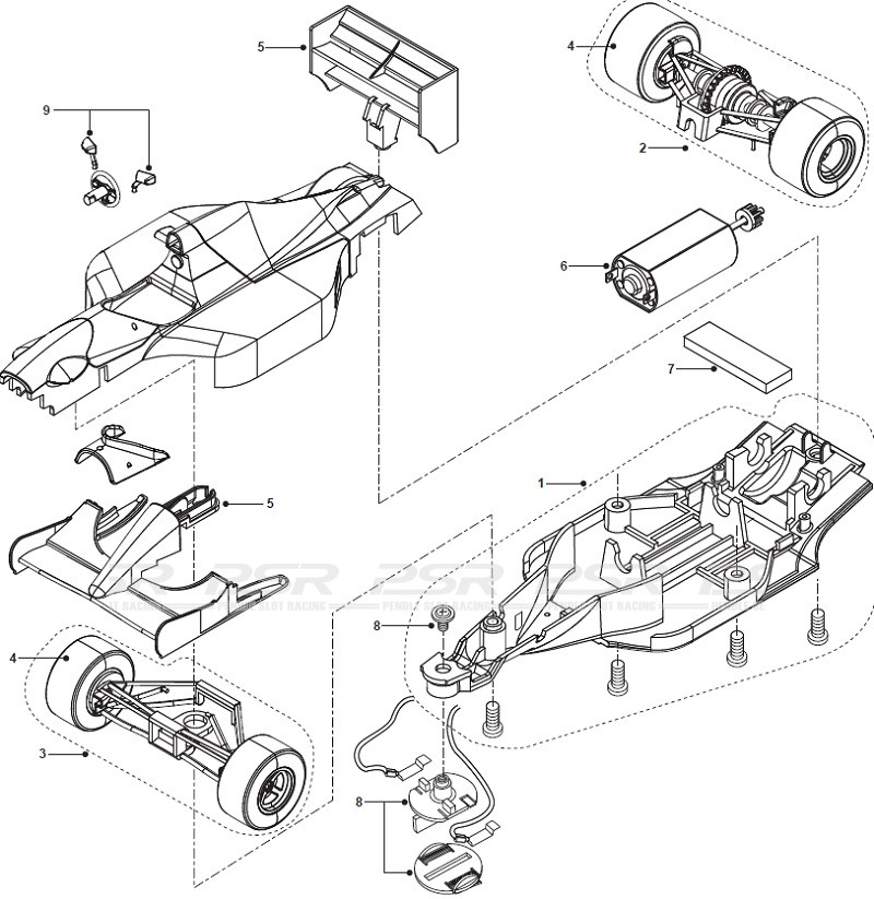 Scalextric Tyres Williams FW14b (W9902)