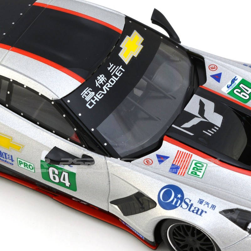 NSR Chevrolet Corvette C7R No.64 Redline Silver (NSR-0096)