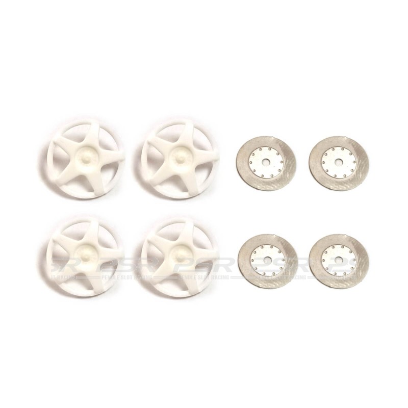 RevoSlot Alfa Romeo GTA Unpainted Wheel Inserts (RS196)