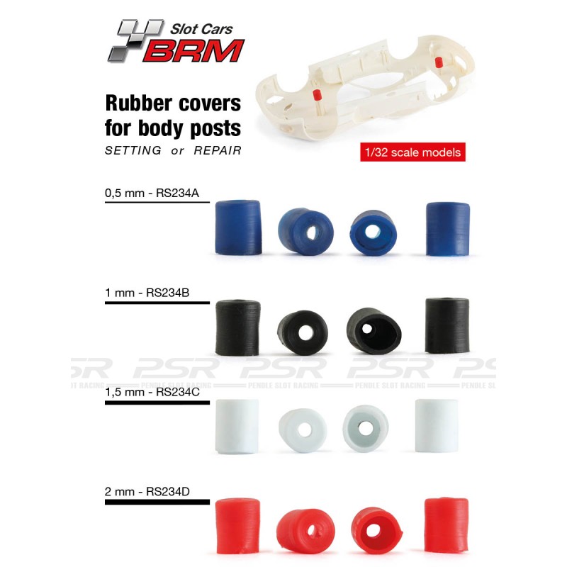 RevoSlot Rubber Covers for Body Posts 4mm H2mm (RS234d)