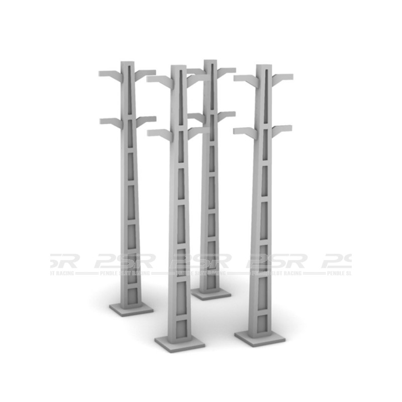 Scaleauto Light / Telephone Posts (SC-10249)