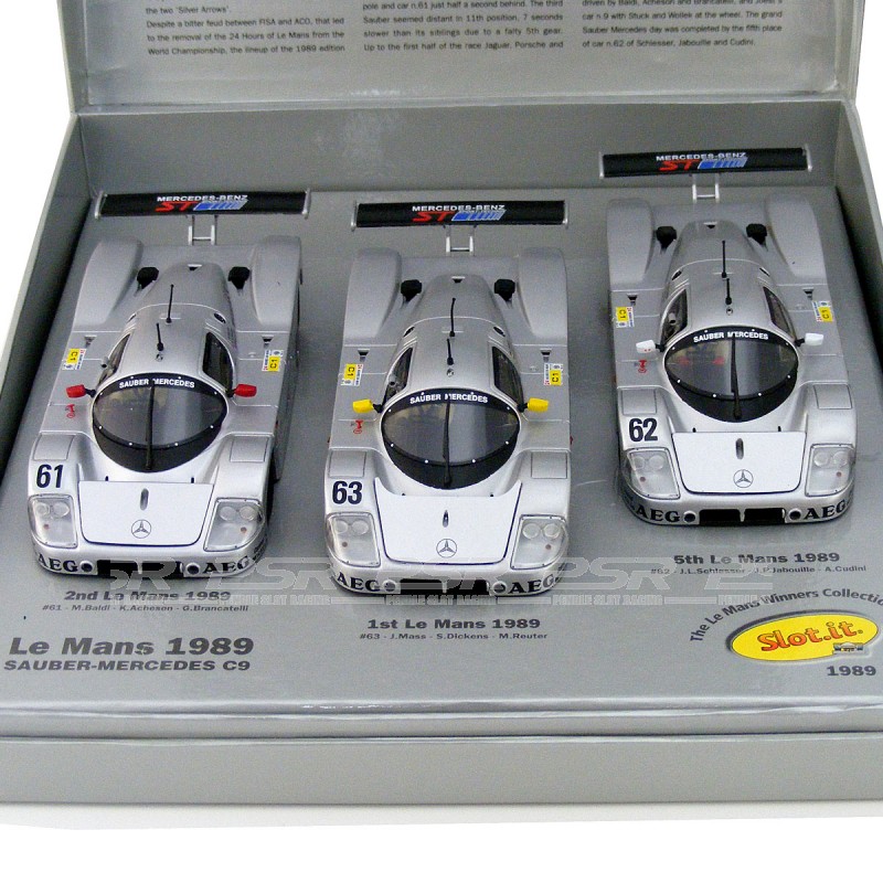 SAUBER MERCEDES C7 N° 62 LE MANS 1987 ( Kit resine monté Starter ) 1:43